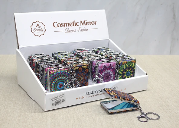 Taşlı El Aynası Anahtarlık Model 3 ürün görseli