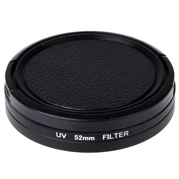 52mm UV Lens Filtresi Kapaklı Xiaomi Xiaoyi 4K 4K Plus Lite Sport Kamera Uyumlu - 4