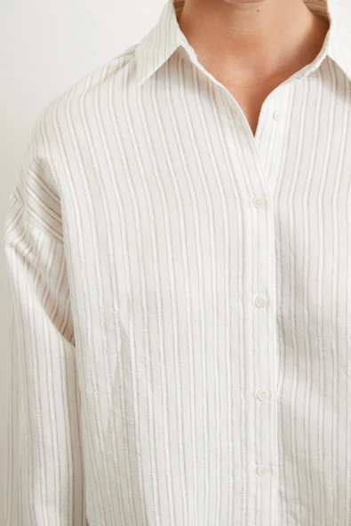 Simetrik Çizgili Gömlek Taş - 5