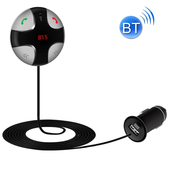 FM29B Bluetooth FM Verici Eller Serbest Araç Kiti ve Araç Şarj Cihazı - 2