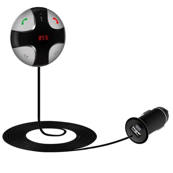 FM29B Bluetooth FM Verici Eller Serbest Araç Kiti ve Araç Şarj Cihazı