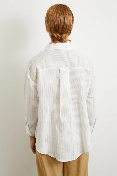 Simetrik Çizgili Gömlek Taş - 6