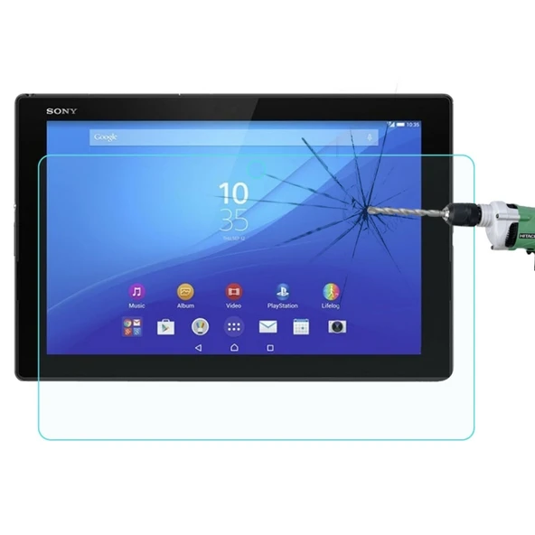 Sony Xperia Z4 Tablet 0.4mm 9H Sertlik 2.5D Patlamaya Dayanıklı Temperli Cam Ekran Koruyucu