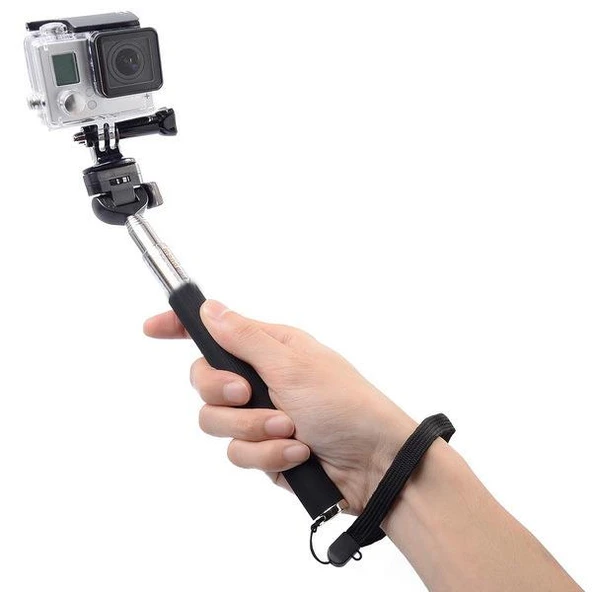 YKD-113 3 in 1 Selfie Çubuğu Monopod ve Yüzen Tripod Montaj Seti GoPro Insta360 DJI ve Diğer Aksiyon Kameralar İçin - 3