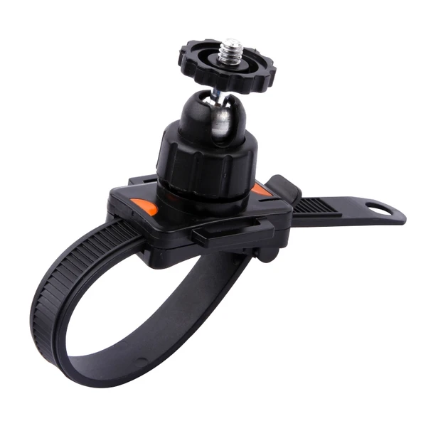 Kafa Kayışlı ve Kask Aparatlı Kamera Tripod Tutucu Siyah GoPro HERO4 3 Plus 2 1 XiaoMi YI SJCAM SJ4000 SJ5000 SJ6000 SJ7000 Kjstar Spor Kameralar İçin - 2