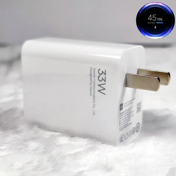 Orijinal Xiaomi 33W USB Şarj Cihazı Seti II ABD Prizi - 3