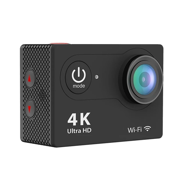 H9 4K Ultra HD 1080P 12MP 2 Inç LCD Ekran WiFi Spor Kamerası Siyah 170 Derece Geniş Açı Lens 30m Su Geçirmez - 5