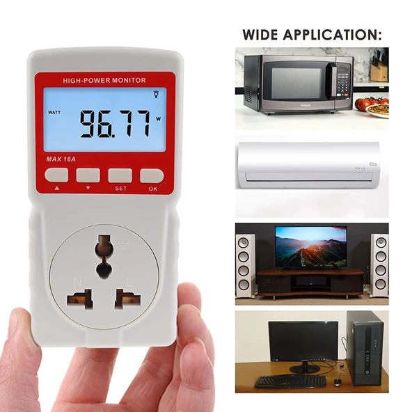 BENETECH GM89 Yüksek Güç Monitörü ABD Fişi - 10