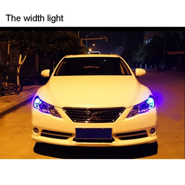 Araçlar için 2 Adet T10 1.5W 60LM 1 LED Sarı COB LED Fren Lambası DC12V - 10