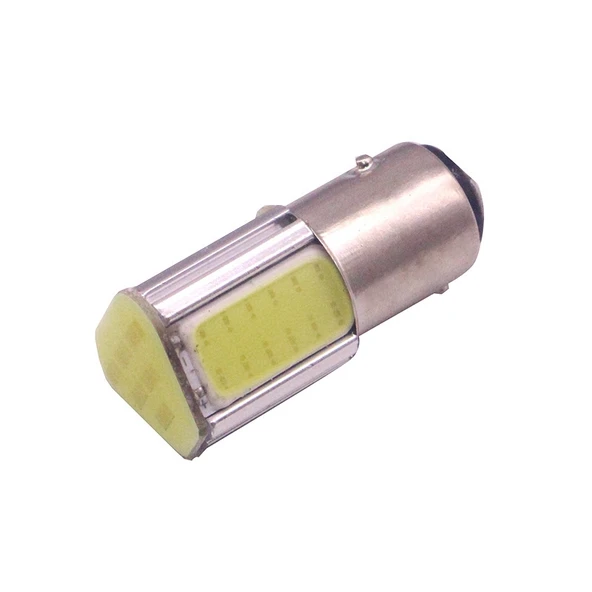 1157 Model 4.5W 240LM Beyaz Işık 4 LED COB Araba Fren ve Direksiyon Lambası Ampulü DC 12-24V - 2