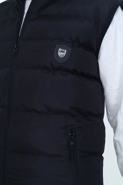 Toontoy Erkek Çocuk Su İtici Dik Yaka Fermuarlı Cepli Şişme Yelek - Resim 7