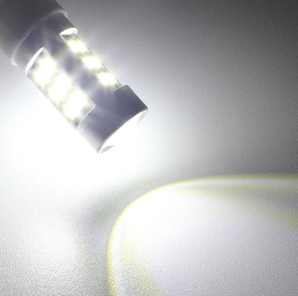 H4 4.2W 630LM Beyaz Işık 21 LED 2835 SMD Araba Far Ampulü Sabit Akım DC 12-24V - 6