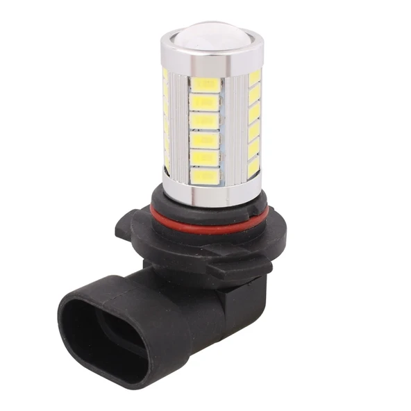 9006 Model 16.5W 990LM 6500K Beyaz Işık 33 LEDli Araba Fren ve Direksiyon Ampulü DC12V 2'li Set - 3