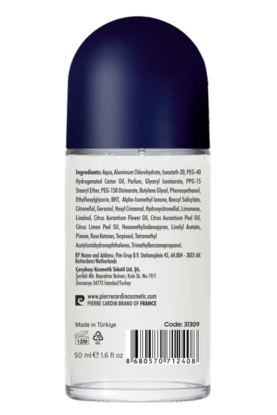 Pierre Cardin Cool Comfort Deo Roll-On – Serin Konfor - 50 ML - 3