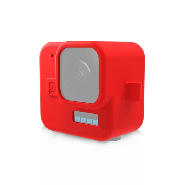 GoPro Hero11 Black Mini Uyumlu Kırmızı Silikon Koruyucu Kılıf