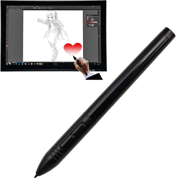 Huion P80 Şarjlı Dijital Kalem Siyah - 2