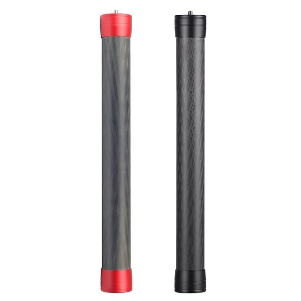 PULUZ Karbon Fiber Uzatılabilir Monopod Çubuk DJI MOZA Feiyu V2 Zhiyun G5 SPG Gimbal Kırmızı 35cm - 7
