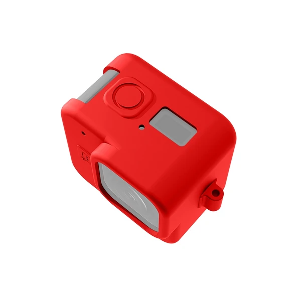 GoPro Hero11 Black Mini Uyumlu Kırmızı Silikon Koruyucu Kılıf - 5