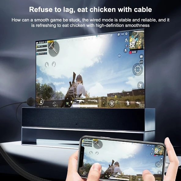 MiraScreen G2 Pro 1080P 2.4GHz Kablosuz WiFi Ekran Yansıtma Cihazı - 5