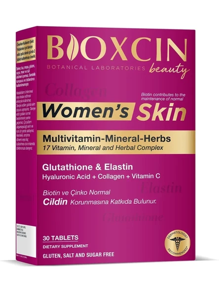 Bioxcin Women's Skin 30 Tablet ürün görseli