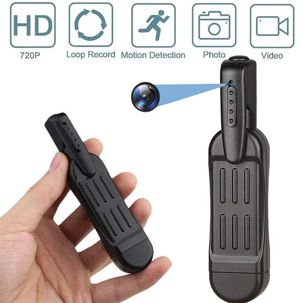 T189 Mini 720P DV Kamera Video Kayıt Kalemi Hafıza Kartı Olmadan - 2