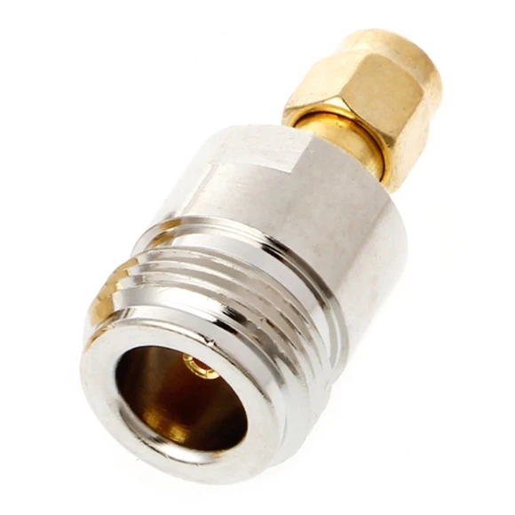 2 Adet SMA Erkek - N Dişi RF Koaksiyel Konnektör Altın Kaplama 32mm - 3