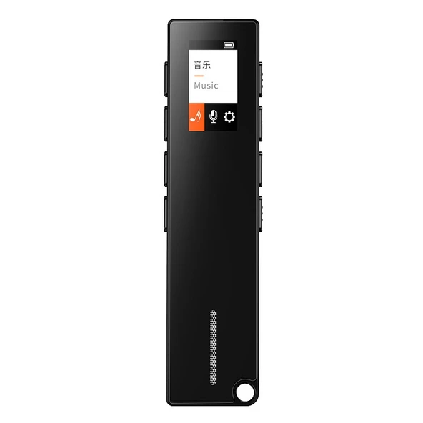 N3 16GB Gürültü Azaltmalı Renkli Ekran Mini MP3 Ses Kaydedici Siyah - 2