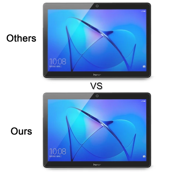 Huawei MediaPad T3 10 9.6 Inç Tam Ekran Temperli Cam Ekran Koruyucu 09mm 9H Sertlik - 4