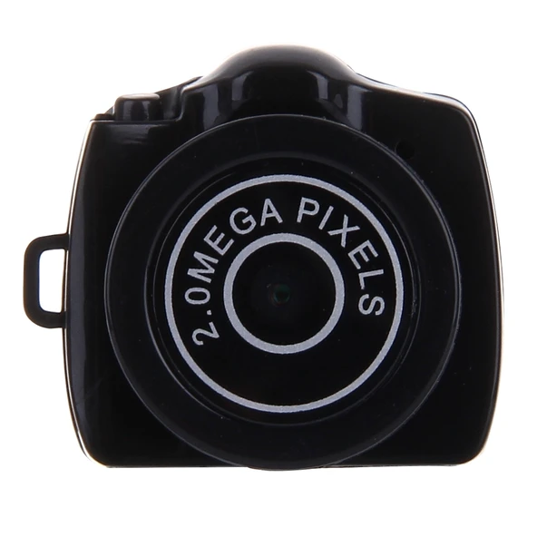 Y2000 HD Ultra Mini Dijital Video Kaydedici Kamera Siyah - 2