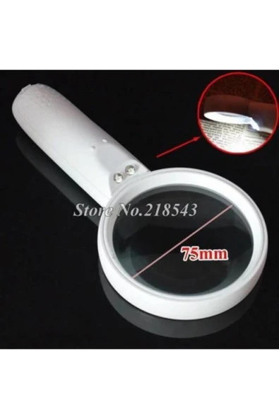 Nikula Işıklı Büyüteç Led Aydınlatmalı 75mm 3x Büyütme - 5