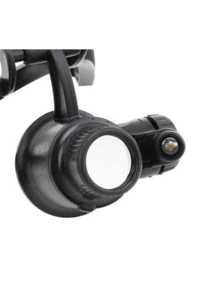 Bosile Gözlük Modeli Çok Yakın Kullanımlı Tamir Gözlüğü 10x 15x 20x 25x Lensli Ve Işıklı - 2