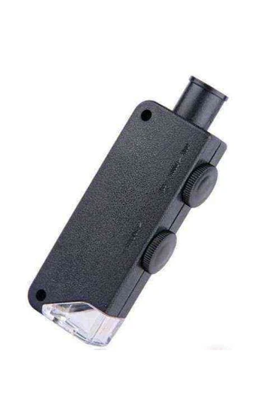 Nikula Mini 60x 100x Zoom Lens Odak Takı Led Cep Mikroskop Büyüteç - Resim 6