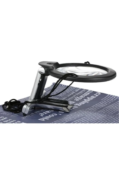 Nikula Boyun Askılı Led Işıklı Ayaklı Büyüteç - 6