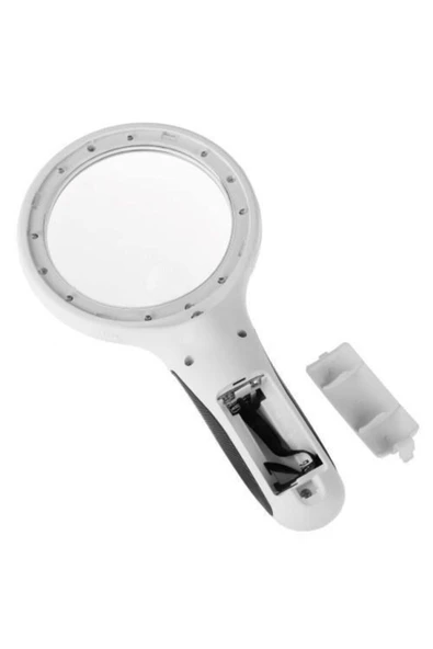 Bosile 8 Ledli 2.5x90mm & 8x22mm Takı Okuma Para Kontrol Için El Büyüteç - 2