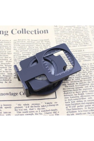 Bosile Tekstilciler Için Kumaş Kontrolü Büyüteç Metal 15x - 4