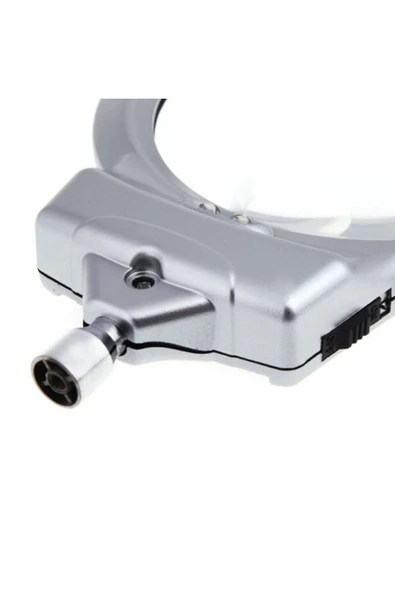 Nikula 2.5x90 Mm 5x24 Mm Büyüteç, Mandallı Metal Hortumlu Masa Üstü Büyüteç - Resim 3