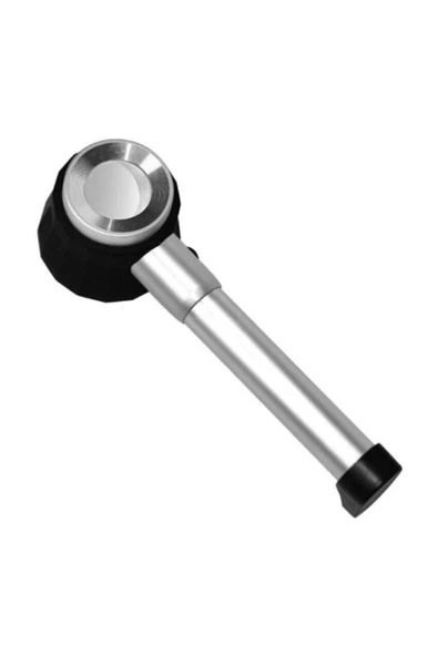 Nikula 10x Optik Ölçekli Metal El Büyüteç Cam Lens 3 Led Işıklı Fermuarlı Eva Çantalı - 1