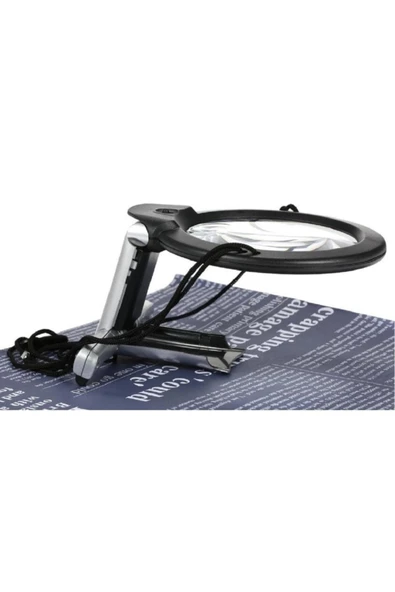 Bosile Boyun Askılı Led Işıklı Ayaklı Büyüteç - 6