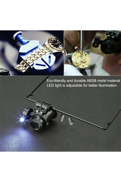 Nikula Gözlük Büyüteç Lup Büyüteç Saatçi Büyüteci - 2