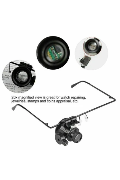 Nikula Gözlük Büyüteç Lup Büyüteç Saatçi Büyüteci - 3