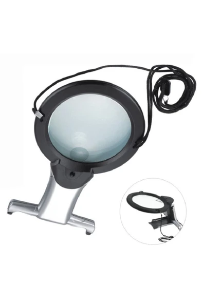 Bosile Boyun Askılı Led Işıklı Ayaklı Büyüteç