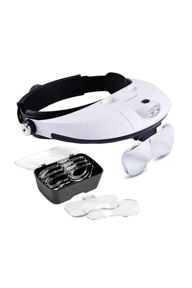 Nikula Kalıcı Makyaj Ipek Kirpik Işlemleri Için Çift Ledli Loop Gözlük - 6