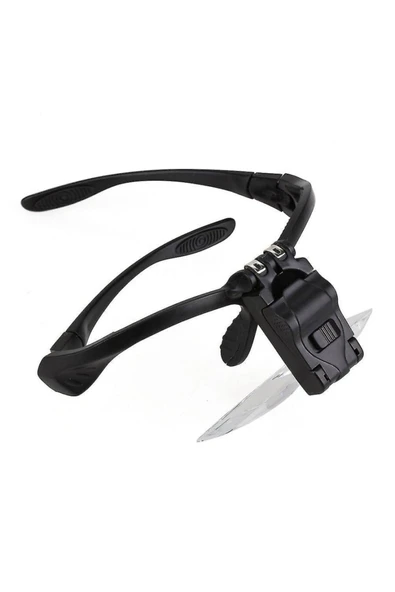 Nikula Işıklı Gözlük Büyüteç - 5 Farklı Lens - Resim 2