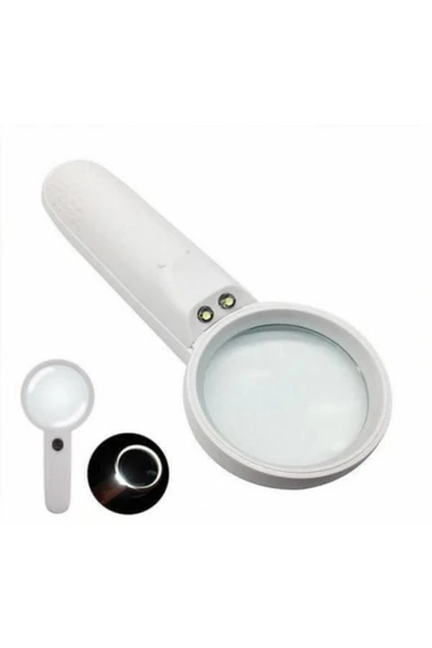 Bosile Işıklı Büyüteç Led Aydınlatmalı 75mm 3x Büyütme - 2