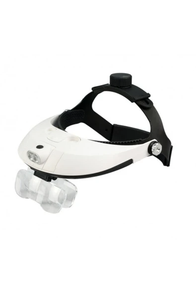 Nikula Mg81001-h Çok Fonksiyonlu Başlık Tip Işıklı Büyüteç 5 Mercekli - Resim 3