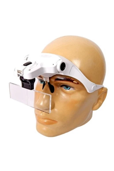 Nikula Işıklı Büyüteçli Gözlük (5 Farklı Cam) - Resim 3