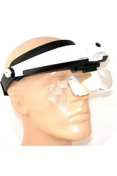 Nikula Kafa Büyüteç Lup Mercek Set Led Işıklı 5 Farklı Ölçüde Lensleriyle Profesyonel Başlık