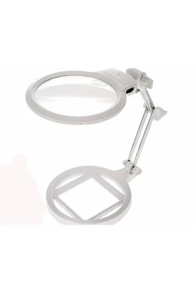 Bosile 130mm Masa Üstü Işıklı Büyüteç Çalışma Lambası Lup Mercek Akrobat Büyüteç - 4