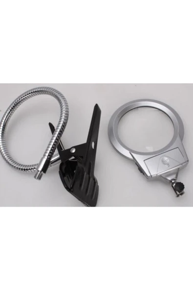 Bosile Ayarlanabilir Başlıklı Led Işıklı Büyüteç 90mm-mg15120a ürün görseli