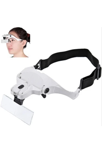 Nikula Işıklı Büyüteçli Gözlük (5 Farklı Cam) - Resim 2